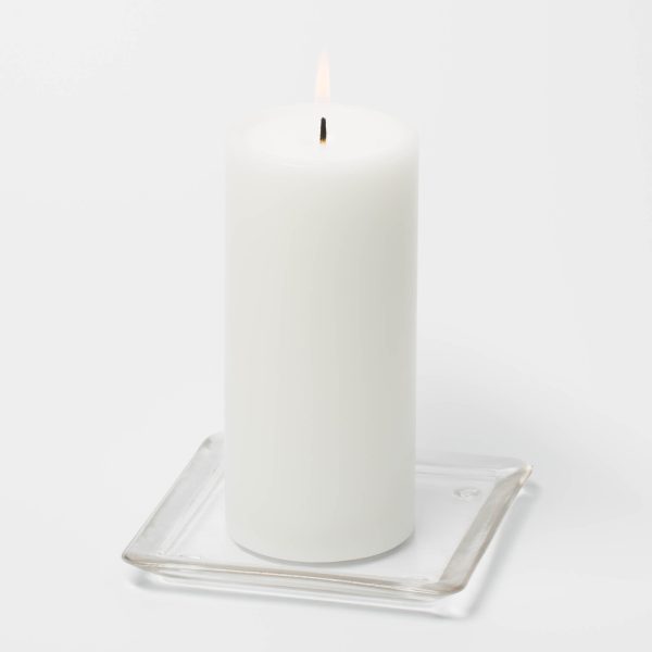 Eastland Square Glass Pillar Plate 5  Set of 36 Sale - Image 4