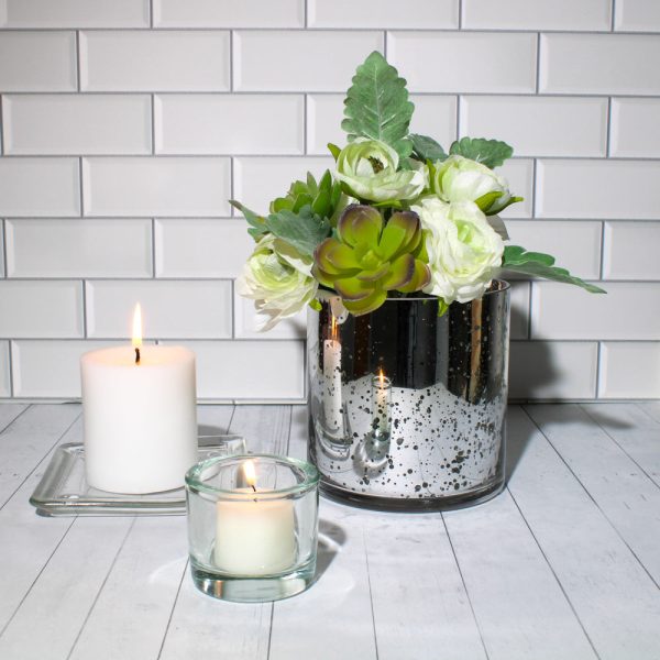 Eastland Square Glass Pillar Plate 5  Set of 36 Sale - Image 3