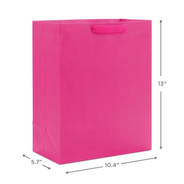 Hallmark : 13  Hot Pink Large Gift Bag on Sale - Image 3